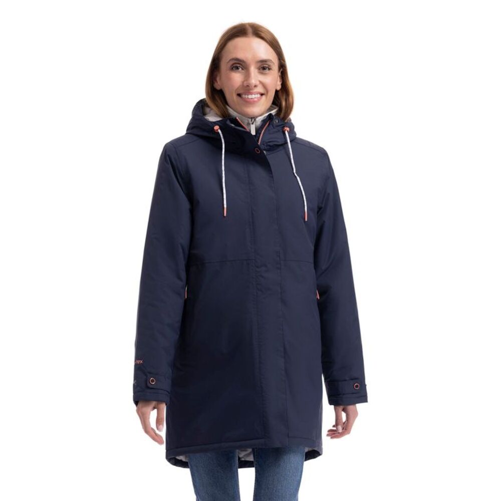 Trespass Womens/Ladies Melissa Padded Waterproof Jacket / Navy